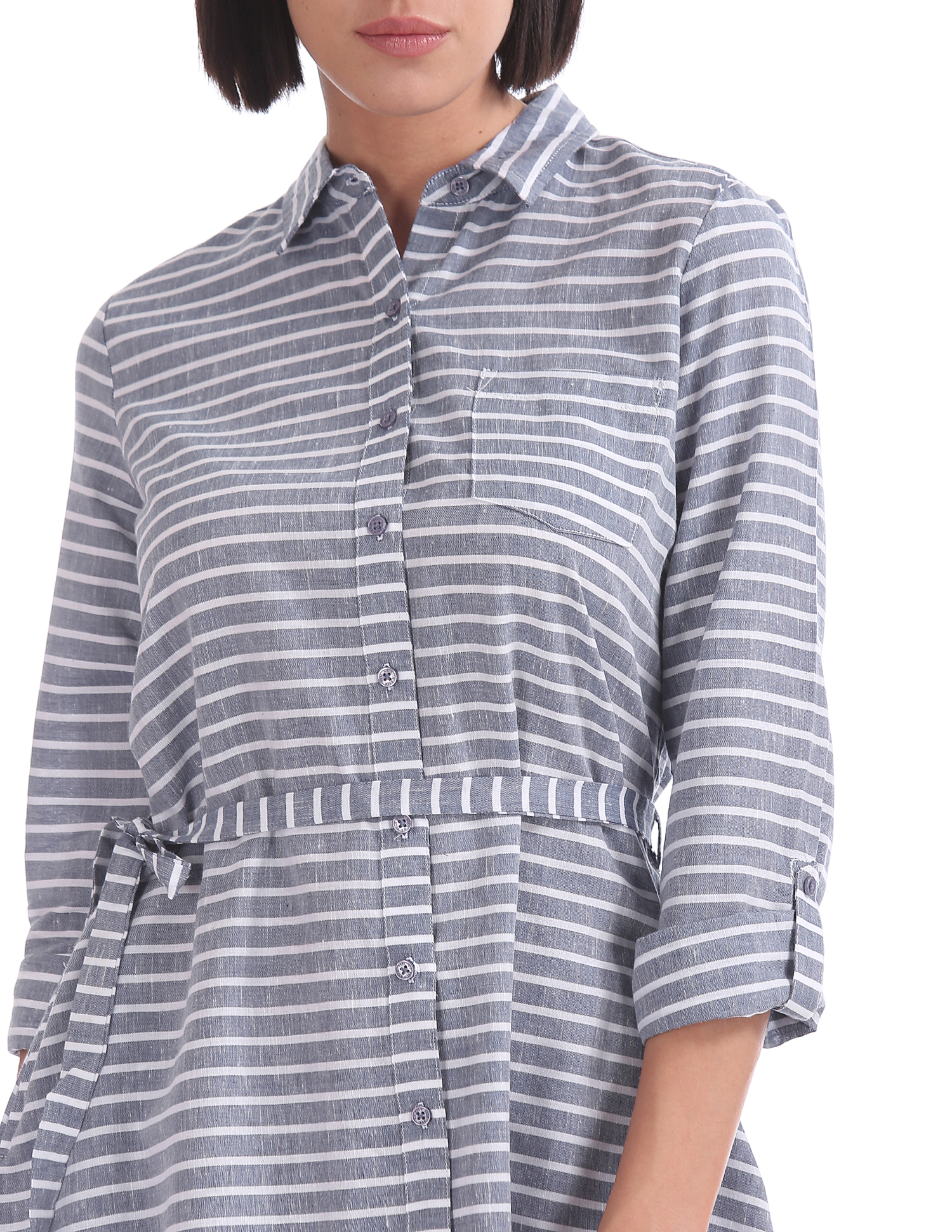 U.S. Polo Assn. Women Casual Wear Striped Dress